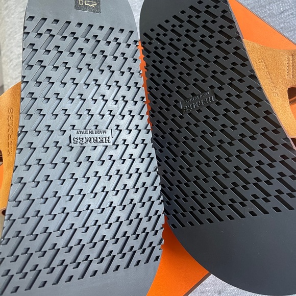 * Sold * Brand New Hermes Chypre - Naturel Suede, 38 - Picture 5 of 6